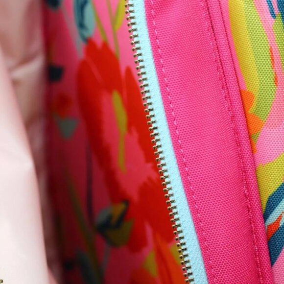 Spartina 449 Pink Tropical Tennis Backpack - Picture 5 of 8